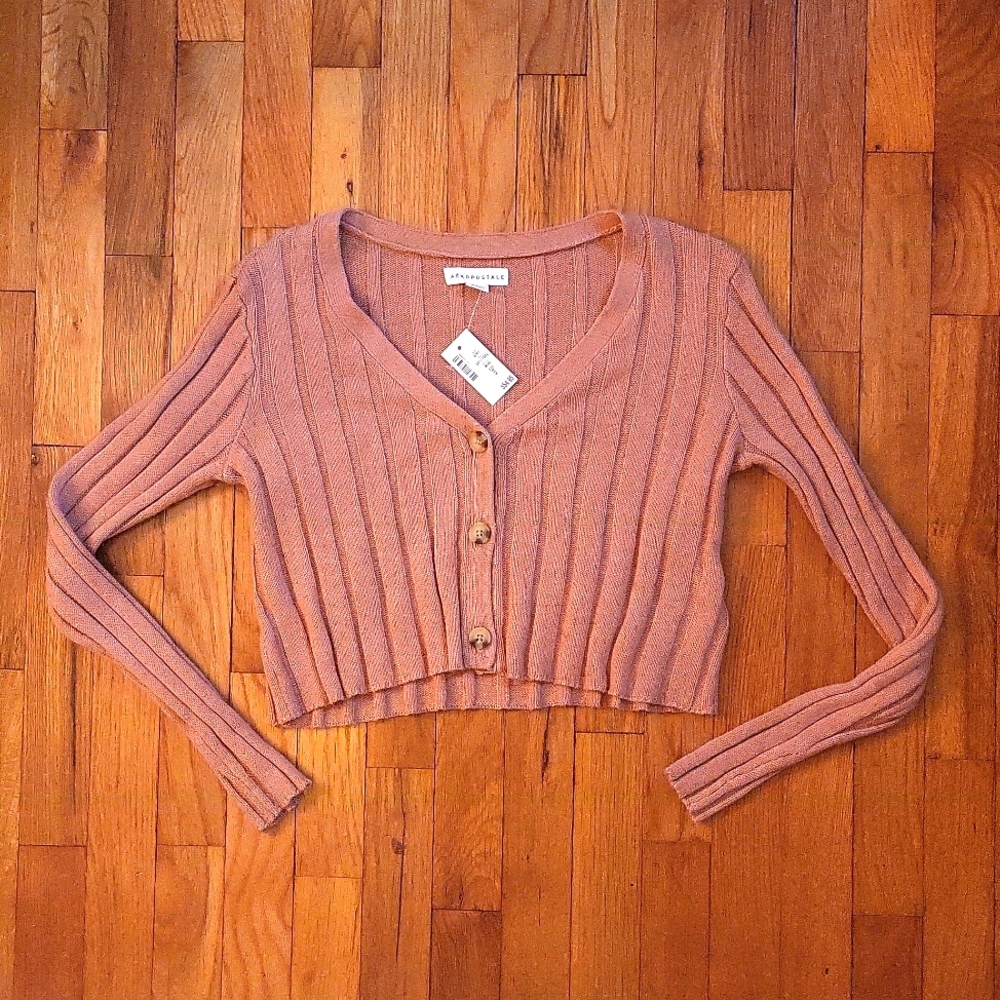 NWT Aeropostale Crop Cardigan